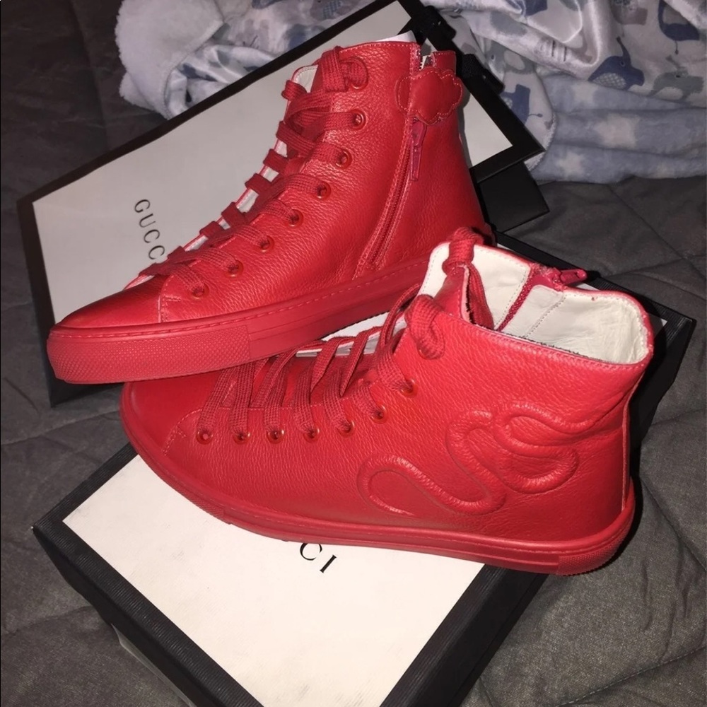 ‼️SOLD‼️Red Gucci Sneakers